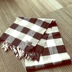 Black and White Coach Scarf
